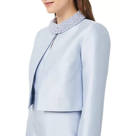 Promo β HOBBS LONDON Marcella Open Front Jacket Celeste Blue π - Image 3