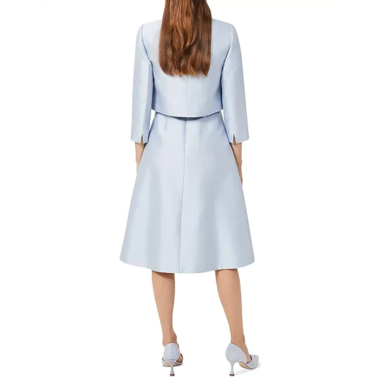 Promo β HOBBS LONDON Marcella Open Front Jacket Celeste Blue π - Image 4