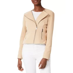 Deals 👍 HOBBS LONDON Liz Suede Jacket Stone 🌟