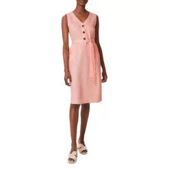 Outlet 👏 HOBBS LONDON Jalen Belted 👗 Dress Warm Pink 💯