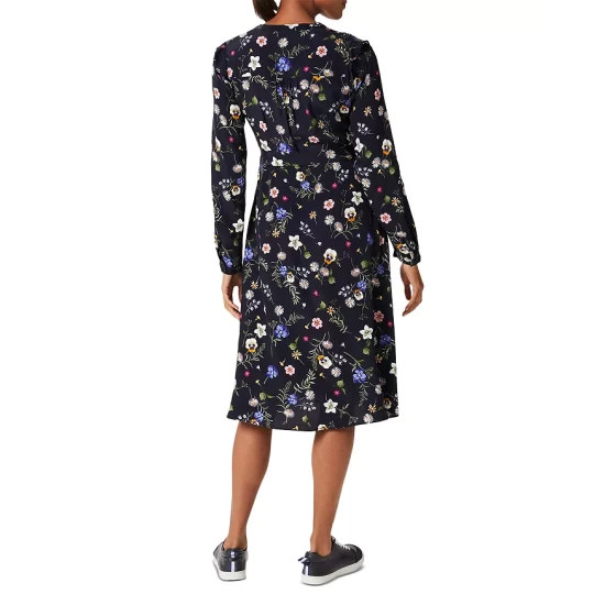 Outlet π HOBBS LONDON Florentine Floral Print π Shirt π Dress Navy Multi π - Image 3