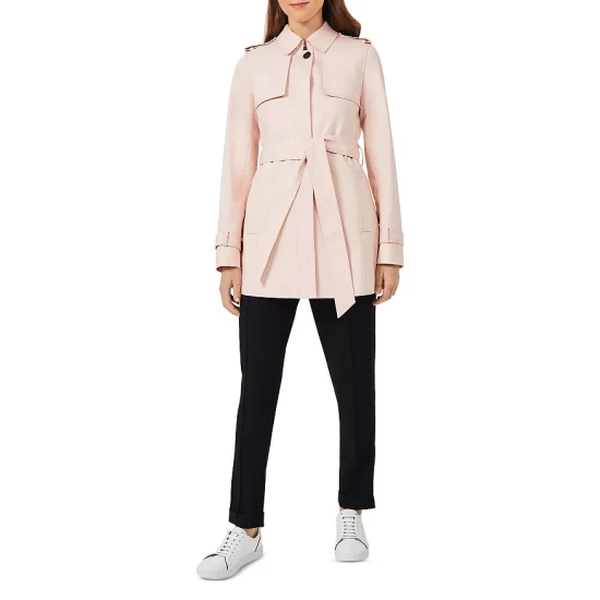 Outlet π₯ HOBBS LONDON Raegan Mac Trench π§₯ Coat Pale Pink π―
