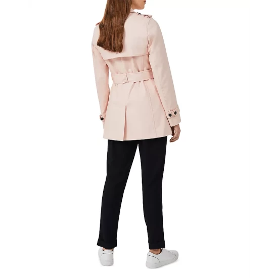 Outlet π₯ HOBBS LONDON Raegan Mac Trench π§₯ Coat Pale Pink π― - Image 2