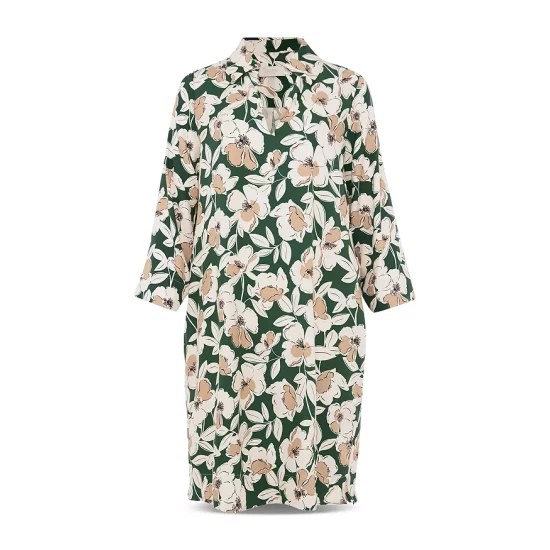 Coupon 𧨠HOBBS LONDON Marea Printed Tunic π Dress Green Multi π€© - Image 4