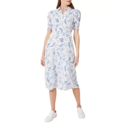 Best Sale π HOBBS LONDON Elora Printed π Shirt π Dress Ivory Multi π