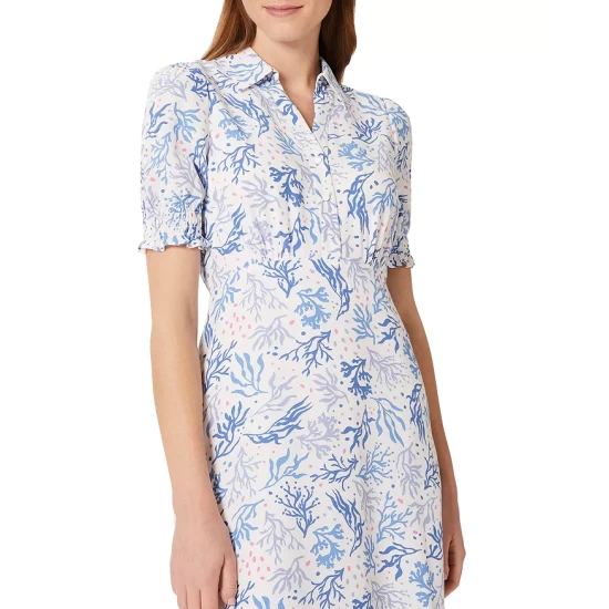 Best Sale π HOBBS LONDON Elora Printed π Shirt π Dress Ivory Multi π - Image 4