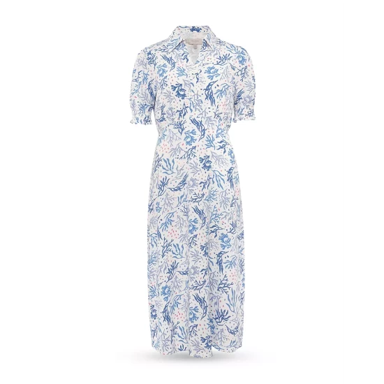 Best Sale π HOBBS LONDON Elora Printed π Shirt π Dress Ivory Multi π - Image 7