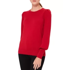 Budget π HOBBS LONDON Harriet Blouson Sleeve Sweater Red π
