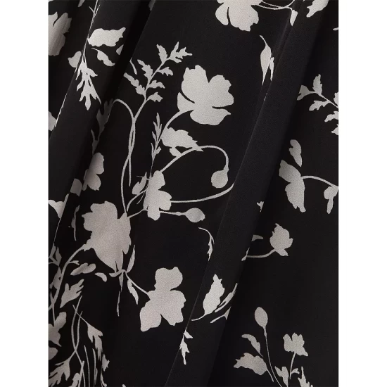 Budget π HOBBS LONDON Indah Printed π Shirt π Dress Black Cream π - Image 2