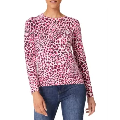 Brand new 🎁 HOBBS LONDON Pamela Printed Sweater Pink Multi 😍