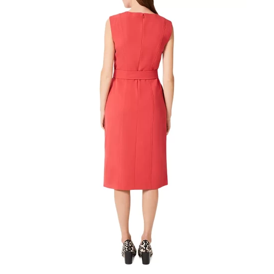 Cheap π₯° HOBBS LONDON Fenella Belted π Dress Dark Coral β¨ - Image 2