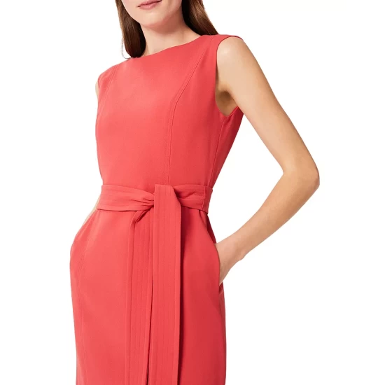 Cheap π₯° HOBBS LONDON Fenella Belted π Dress Dark Coral β¨ - Image 3