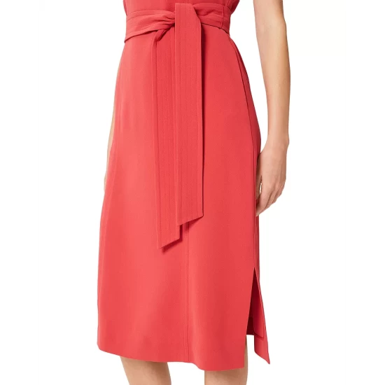 Cheap π₯° HOBBS LONDON Fenella Belted π Dress Dark Coral β¨ - Image 4