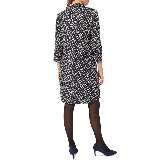 Cheap π HOBBS LONDON Marciella π Shirt π Dress Navy Ivory β€οΈ - Image 2