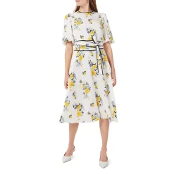 Best reviews of π― HOBBS LONDON Lana Floral Midi π Dress Ivory Multi π