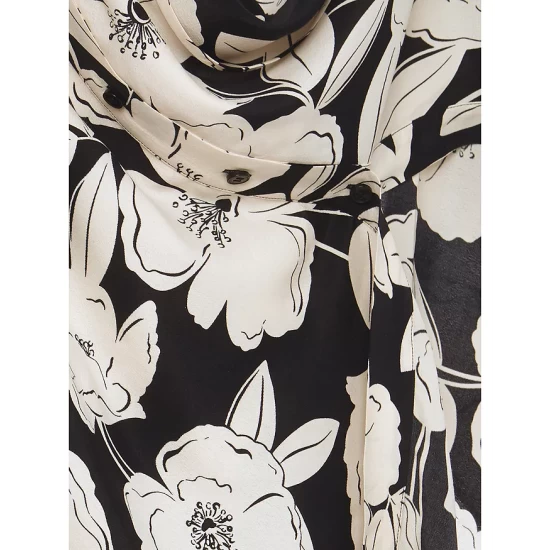 Best Pirce π HOBBS LONDON Chiara Floral Print Midi π Dress Cream Black π― - Image 5