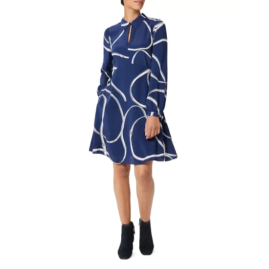 Best reviews of π₯° HOBBS LONDON Brea Tunic π Dress Deep Blue βοΈ
