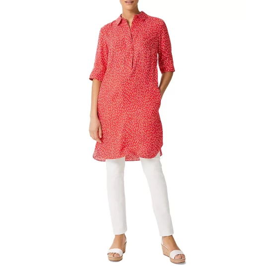 Cheap π HOBBS LONDON Marciella Printed π Dress Pink Orange π - Image 3