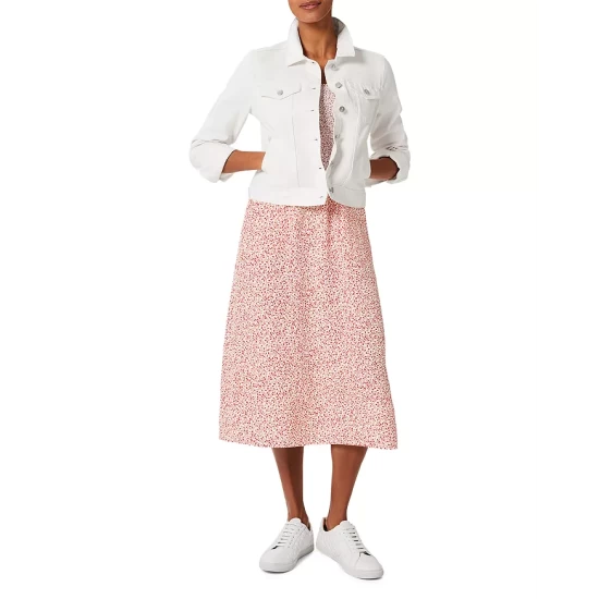 Deals π HOBBS LONDON Juliet Printed Smocked π Dress Ivory Multi π - Image 2