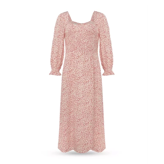 Deals π HOBBS LONDON Juliet Printed Smocked π Dress Ivory Multi π - Image 6