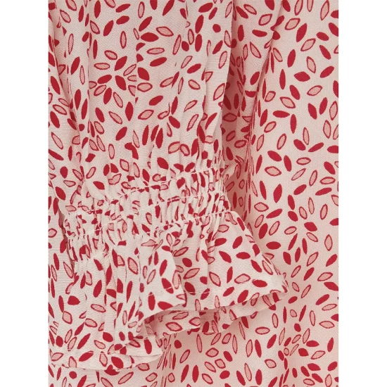 Deals π HOBBS LONDON Juliet Printed Smocked π Dress Ivory Multi π - Image 8