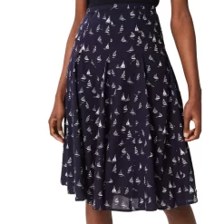 Cheapest 😉 HOBBS LONDON Melina 👗 Skirt Navy White 😉