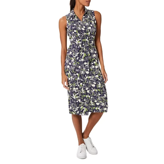 Cheapest βοΈ HOBBS LONDON Nadia Fold Front π Dress Navy Multi π€©