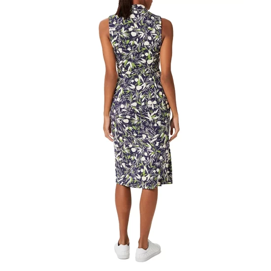 Cheapest βοΈ HOBBS LONDON Nadia Fold Front π Dress Navy Multi π€© - Image 2