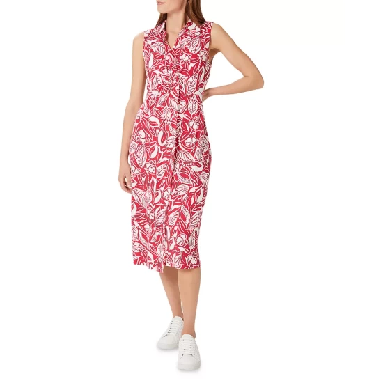 Deals π HOBBS LONDON HOBBD LONDON Nadia Jersey π Dress Magenta Ivory π