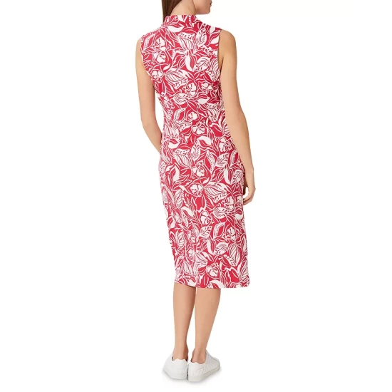 Deals π HOBBS LONDON HOBBD LONDON Nadia Jersey π Dress Magenta Ivory π - Image 2