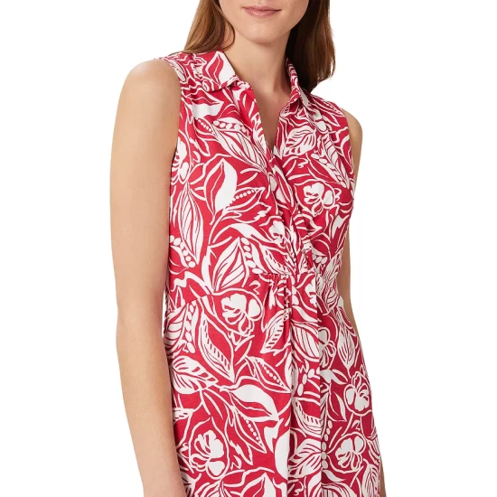 Deals π HOBBS LONDON HOBBD LONDON Nadia Jersey π Dress Magenta Ivory π - Image 3