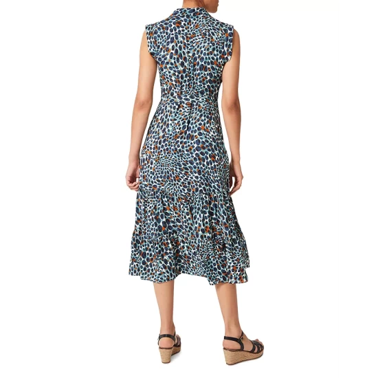 Brand new β¨ HOBBS LONDON Esme Tiered π Shirt π Dress Ocean Multi π - Image 2