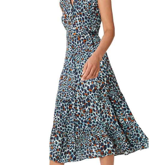 Brand new β¨ HOBBS LONDON Esme Tiered π Shirt π Dress Ocean Multi π - Image 3