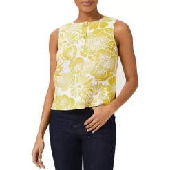 Discount π HOBBS LONDON Gayle Printed Top Chartreuse π