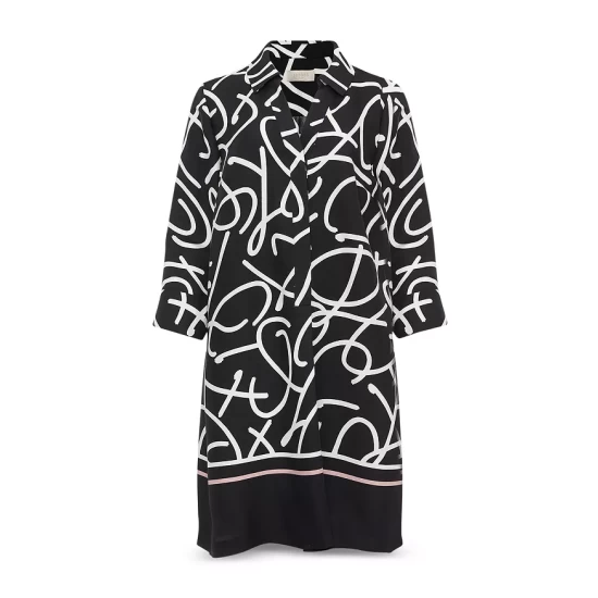 Promo βοΈ HOBBS LONDON Marina Printed Tunic π Dress Navy Ivory π - Image 4