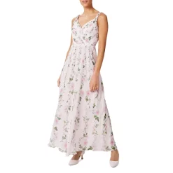 Cheapest ❤️ HOBBS LONDON Catherine Silk Maxi 👗 Dress Pale Pink 😀