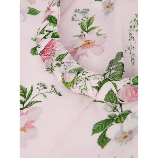 Cheapest β€οΈ HOBBS LONDON Catherine Silk Maxi π Dress Pale Pink π - Image 8