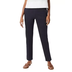 Flash Sale ❤️ HOBBS LONDON Kaya Cotton-Blend Capri Trousers Navy 🔥