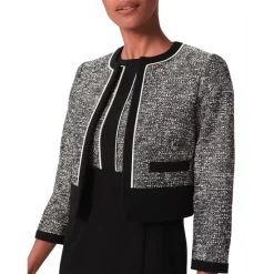 Best Sale π HOBBS LONDON Petite Brienna Jacket Black Ivory π