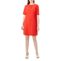 Promo 🥰 HOBBS LONDON Carla Shift 👗 Dress Tangerine 🔥