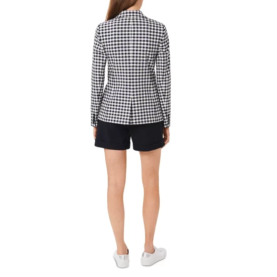 Wholesale π€© HOBBS LONDON Kelsie Gingham Blazer Navy White β - Image 3