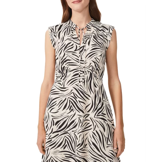 Best Sale π HOBBS LONDON Evangeline Printed π Dress Cream Black β - Image 4