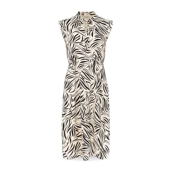 Best Sale π HOBBS LONDON Evangeline Printed π Dress Cream Black β - Image 7