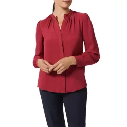 Cheap 🤩 HOBBS LONDON Rue Blouse Rich Berry ❤️