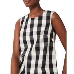 Cheapest π₯° HOBBS LONDON Penelope Gingham Top Black Neutral π―