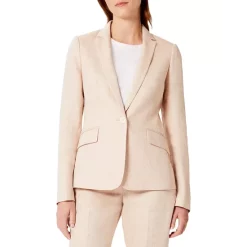 Best deal ❤️ HOBBS LONDON Ivana One Button Blazer Warm Neutral ⌛