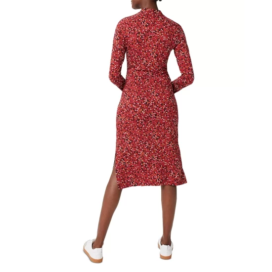 Brand new π HOBBS LONDON Hatty Printed Button Front π Dress Red Multi π - Image 2