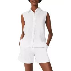 Best reviews of 🛒 HOBBS LONDON Salem Linen Top White ✨