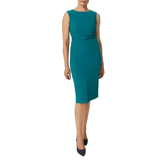 Cheap βοΈ HOBBS LONDON Alva Belted π Dress Lagoon Blue β - Image 2