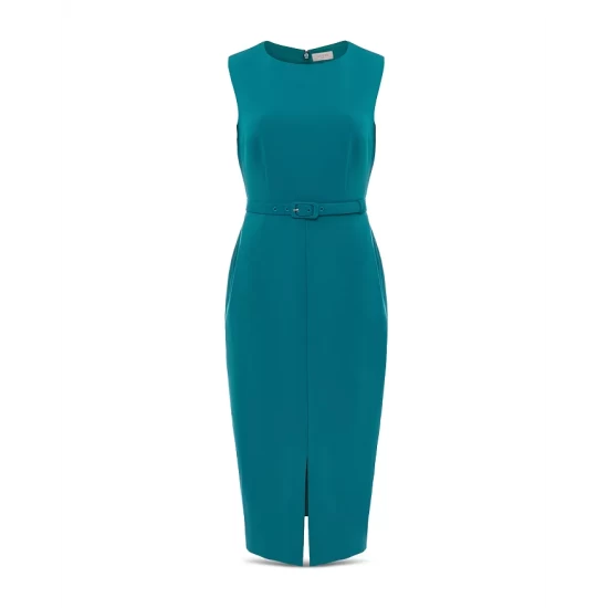 Cheap βοΈ HOBBS LONDON Alva Belted π Dress Lagoon Blue β - Image 5